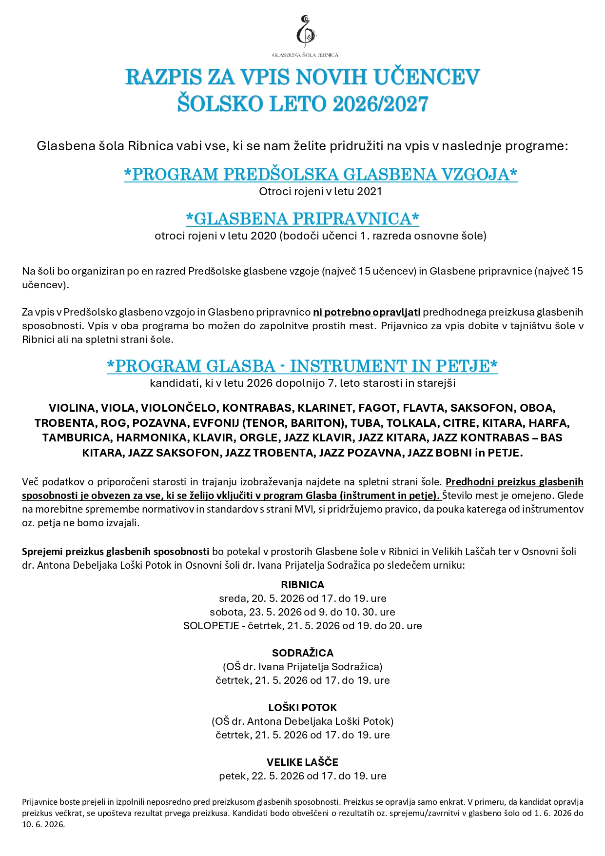 Uradni razpis za vpis 2026-2027_page-0001